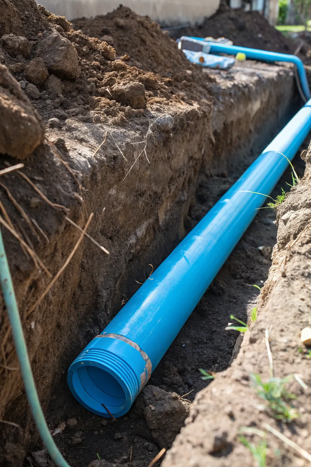 Master the Art of Water Management: Seamlessly Integrate PVC Pipes Underground for a Clean Landscape Look!