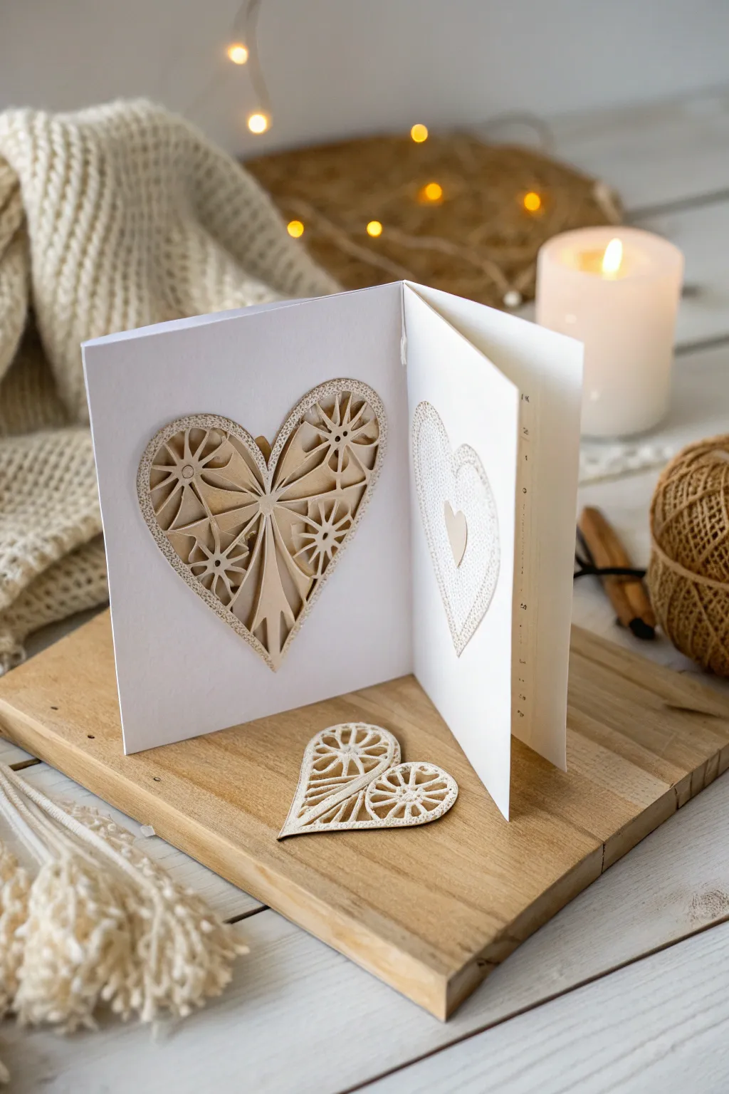 Surprise your best friend with a handcrafted pop-up card that blends minimalist elegance and boho charm!