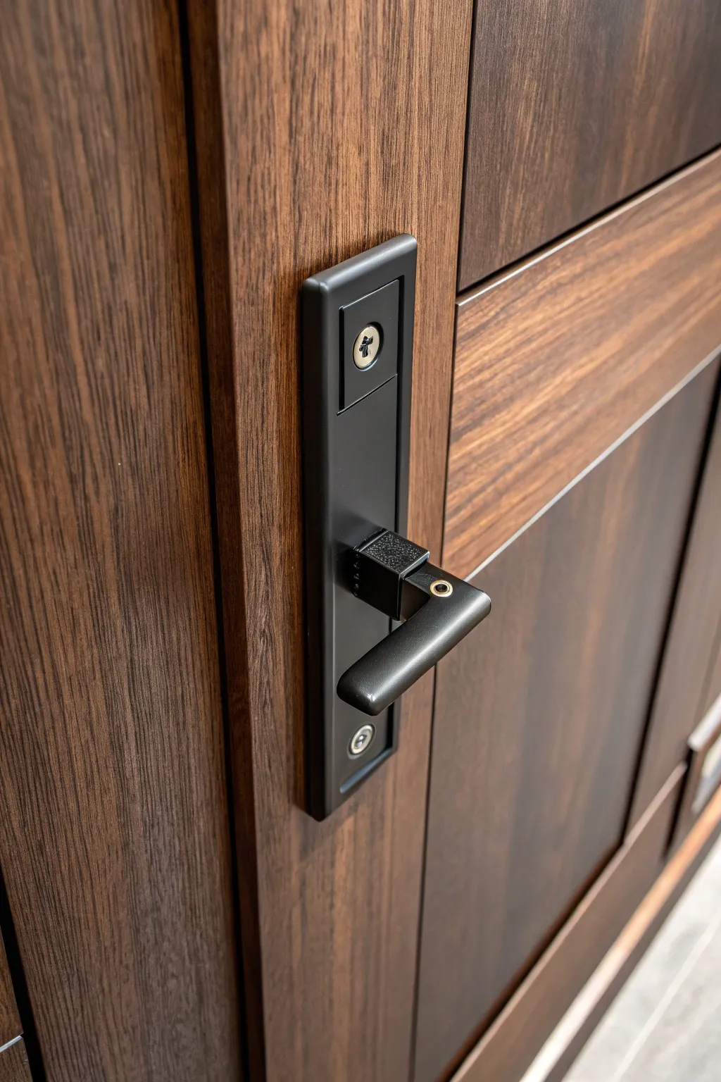 Effortless elegance: A minimalist push-to-open door latch that transforms spaces into modern masterpieces.