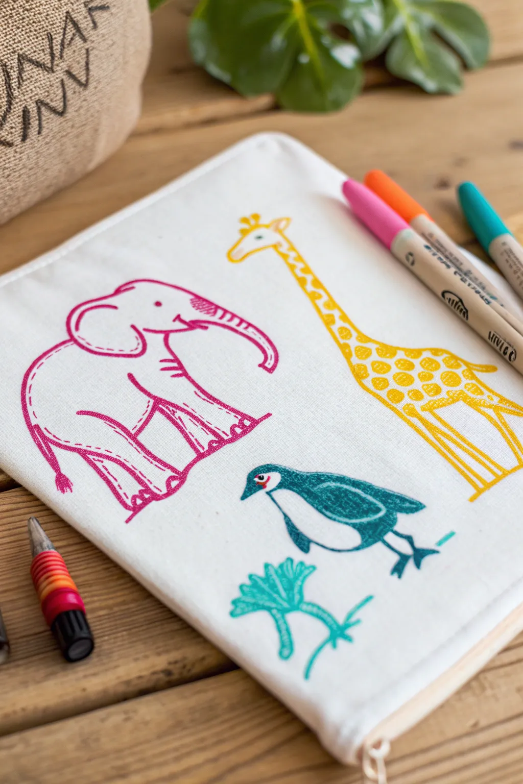 Unleash your creativity with whimsical highlighter animals that bring joy to every doodle!