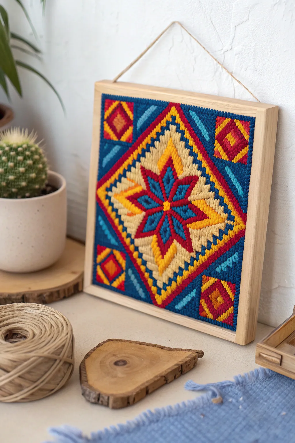 Discover the vibrant world of Huichol Yarn Painting—where color meets craft in perfect harmony.