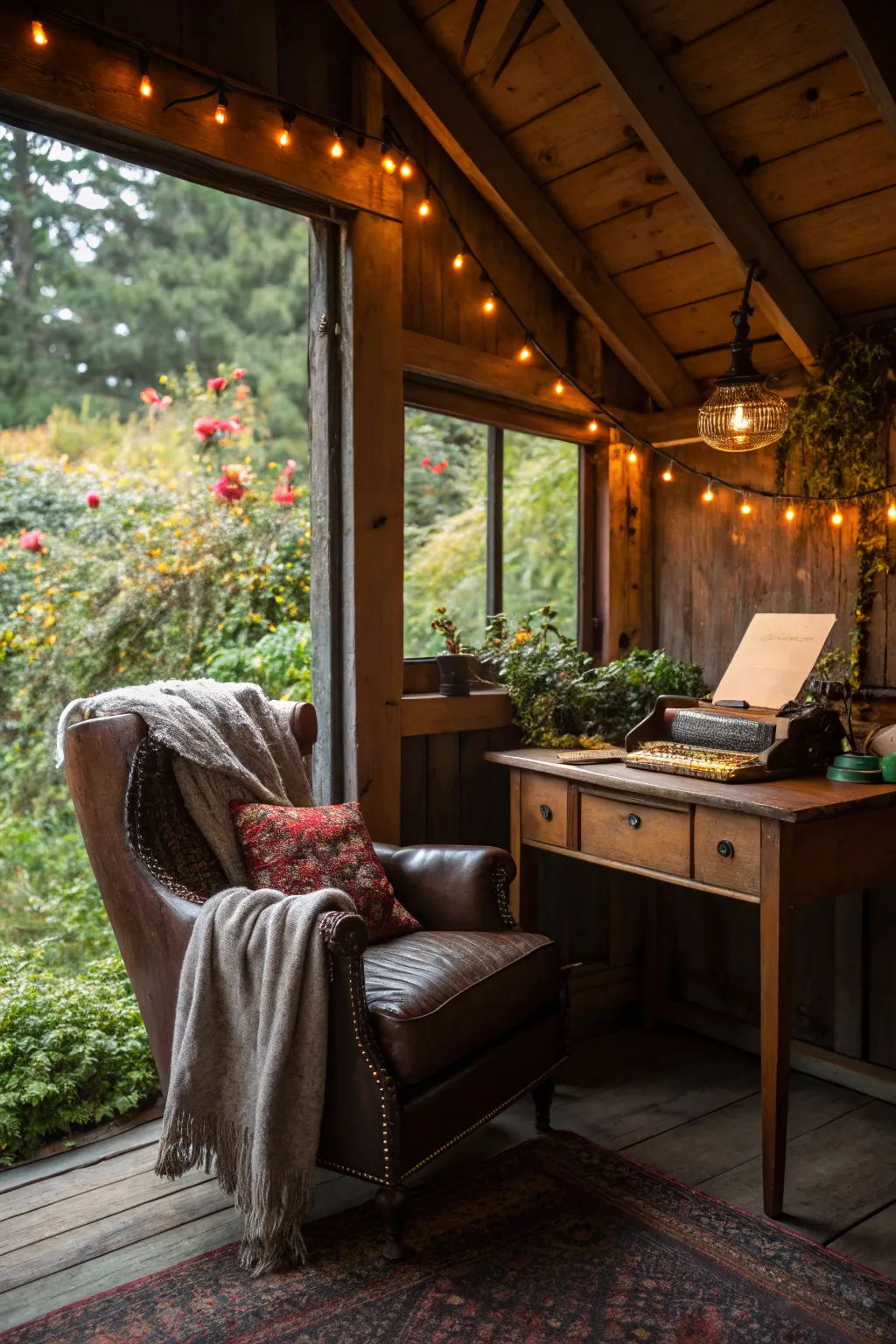 Find inspiration in your own backyard with this charming writing retreat.