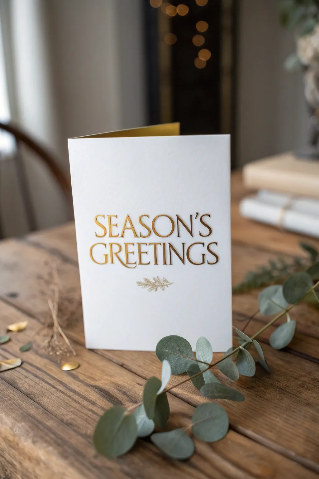 Embrace the beauty of simplicity with minimalist holiday cards that speak volumes through elegant design.