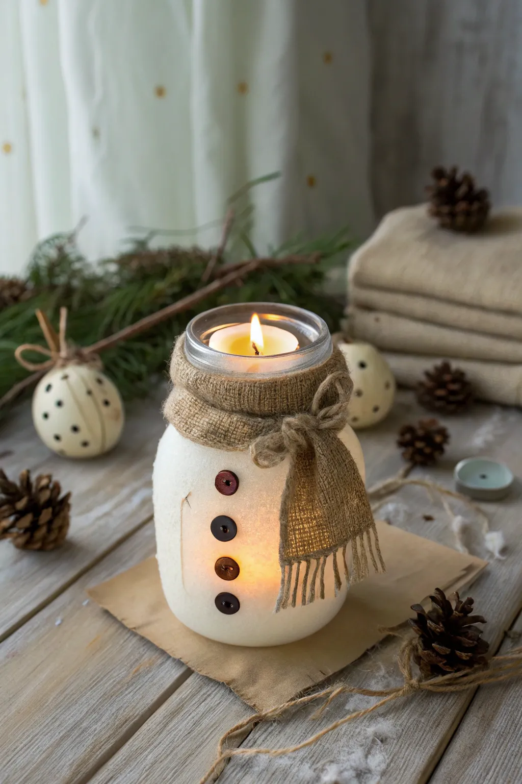 Illuminate your winter nights with charming snowman luminaries, blending simplicity and warmth.