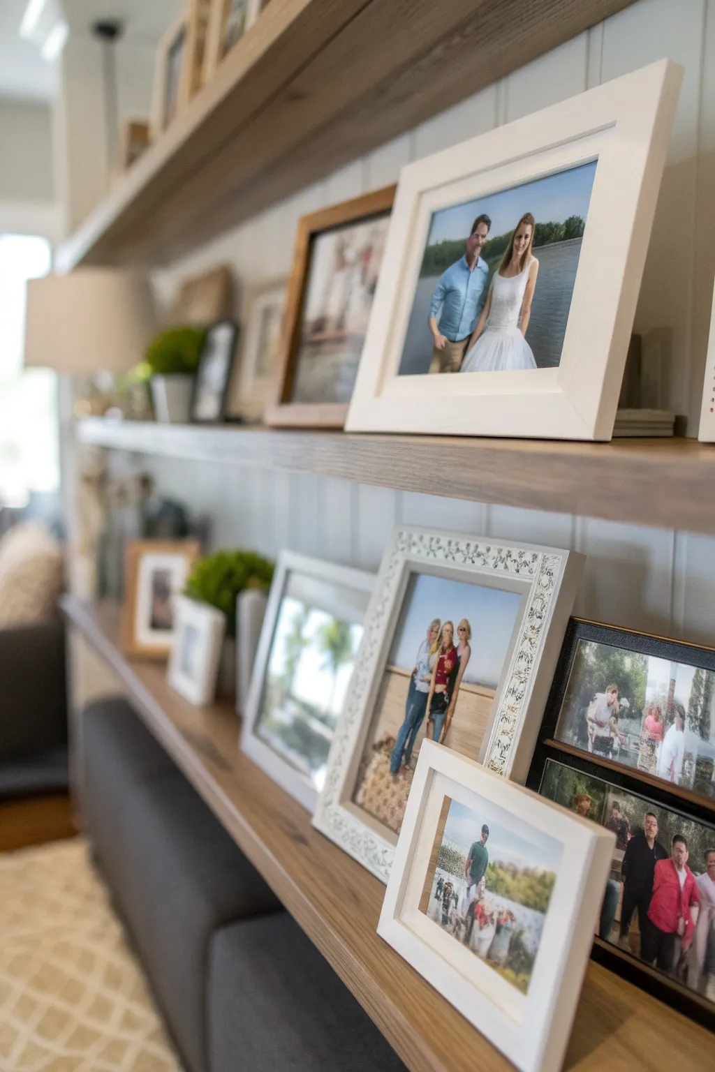 Personalize your decor with engraved picture frames.