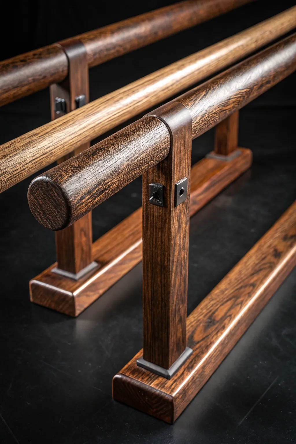 Elevate your home workout with these handcrafted wooden parallettes – where strength meets style.