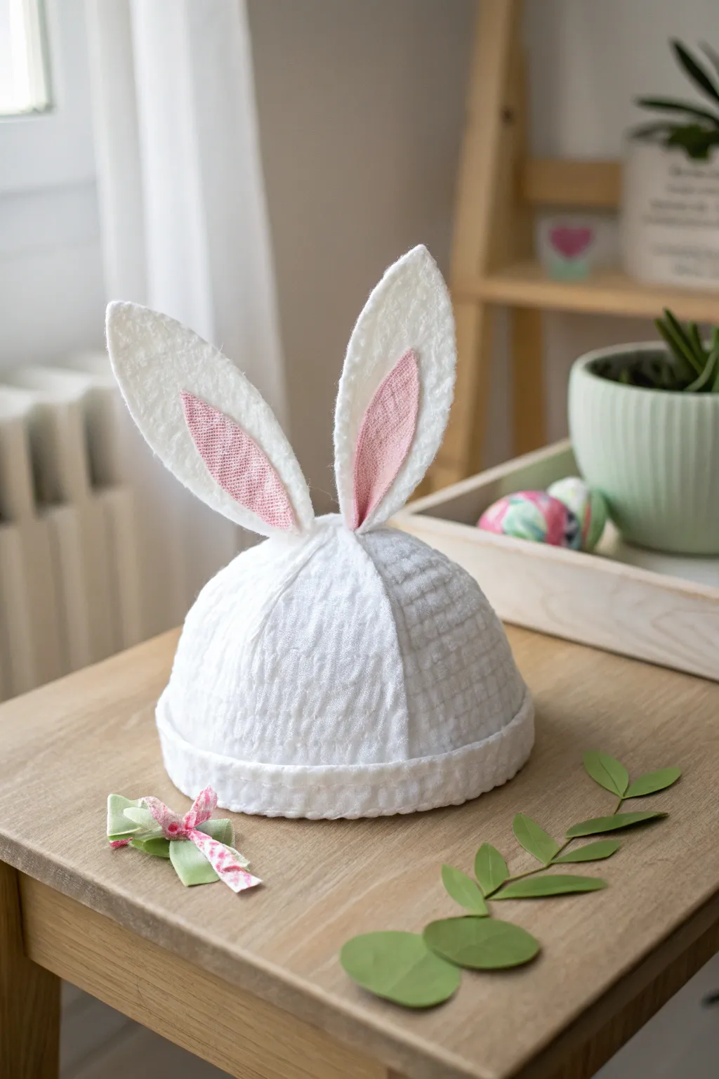 Craft Your Own Charm: Minimalist Bunny Ears Hat for a Playful Touch