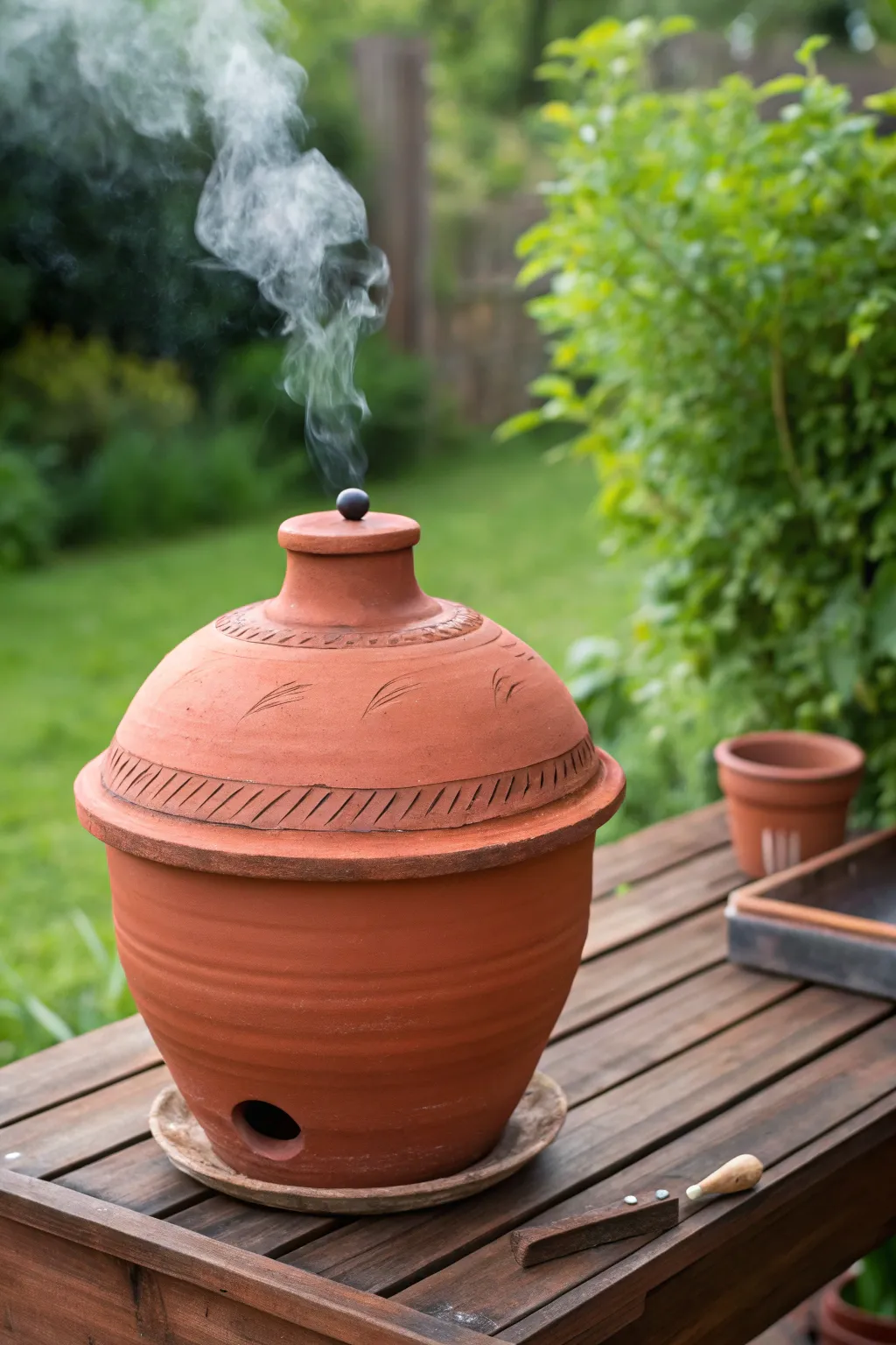 Master the art of smoking with a handcrafted clay pot smoker - a perfect blend of tradition and innovation!