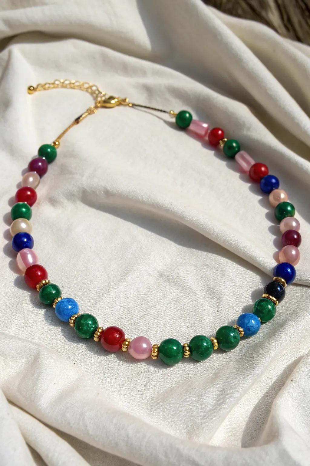 Unleash your creativity with a stunning beaded choker that speaks volumes in color and style.