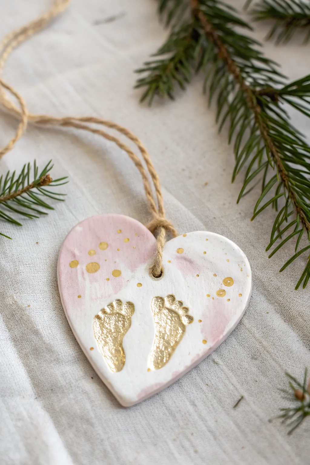 Cherish the holidays with a handcrafted memory - a keepsake of your baby's first steps into the festive season.