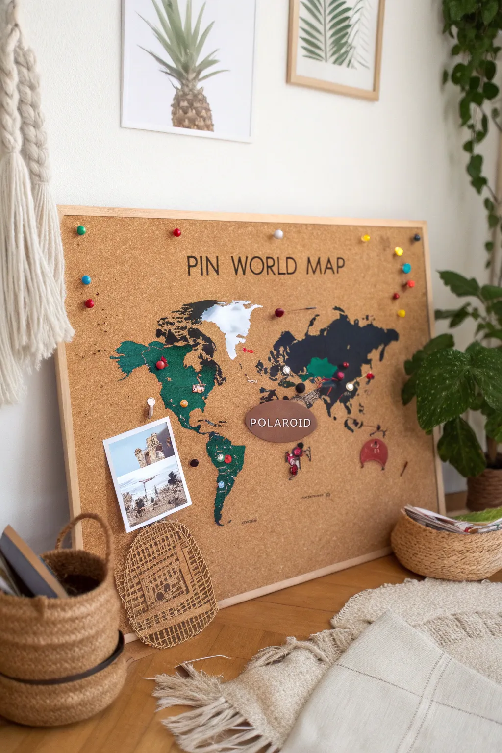 Discover your wanderlust with this stunning Travel Map Memories board—a perfect blend of adventure and artistry!