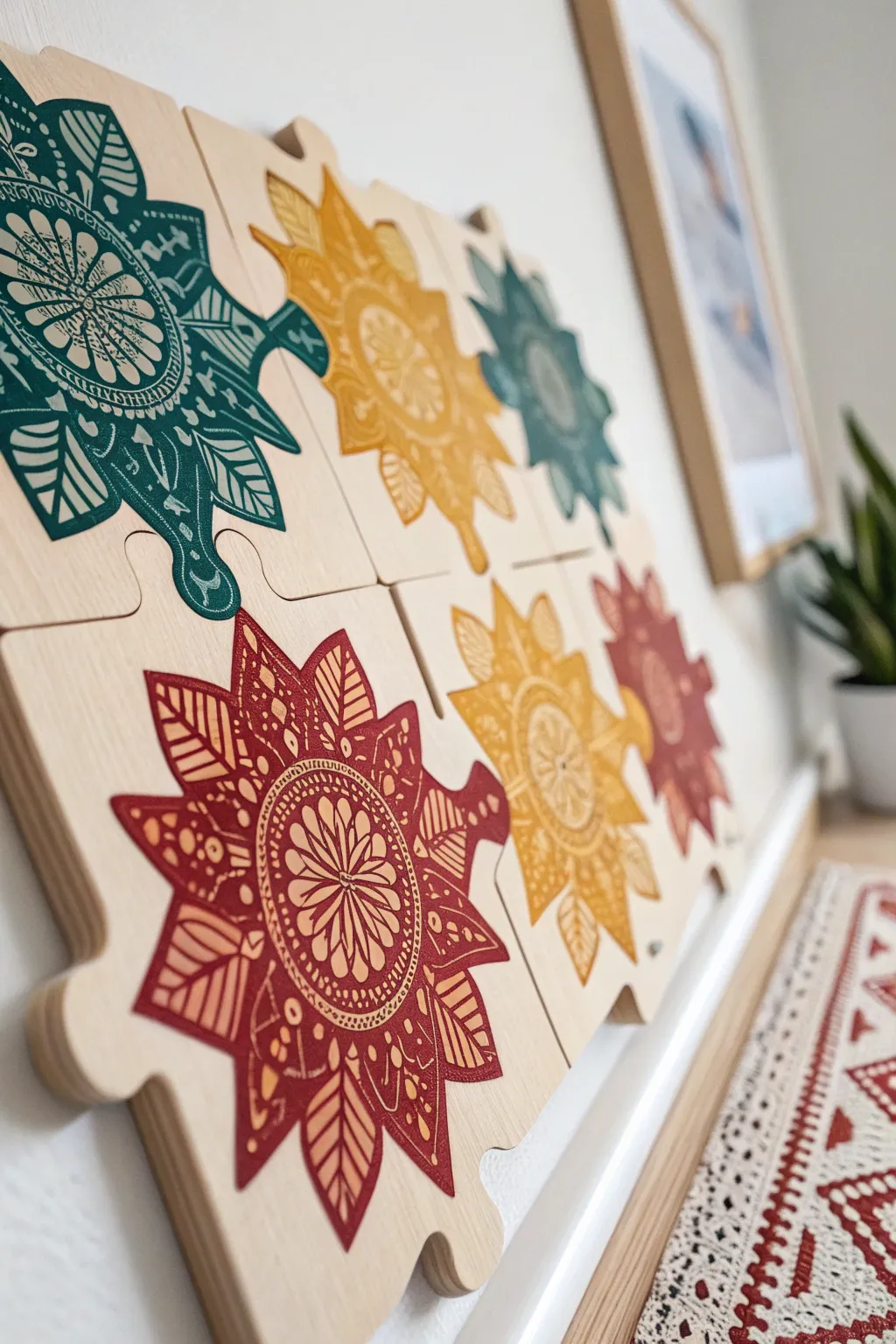 Engage and inspire with this beautifully crafted interactive puzzle poster, where minimalist design meets boho flair.