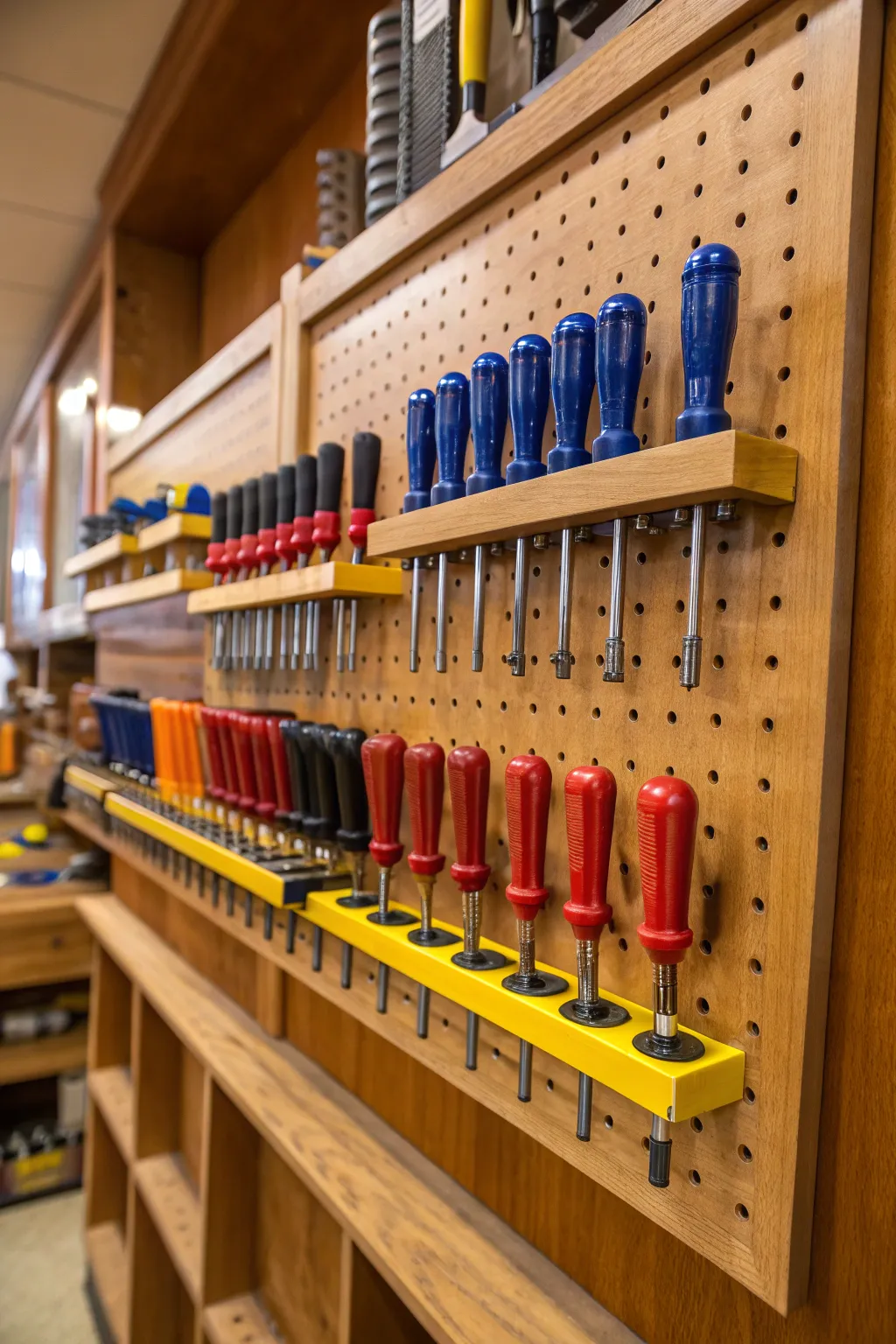 Transform your workspace with the art of color-coded jig organization!