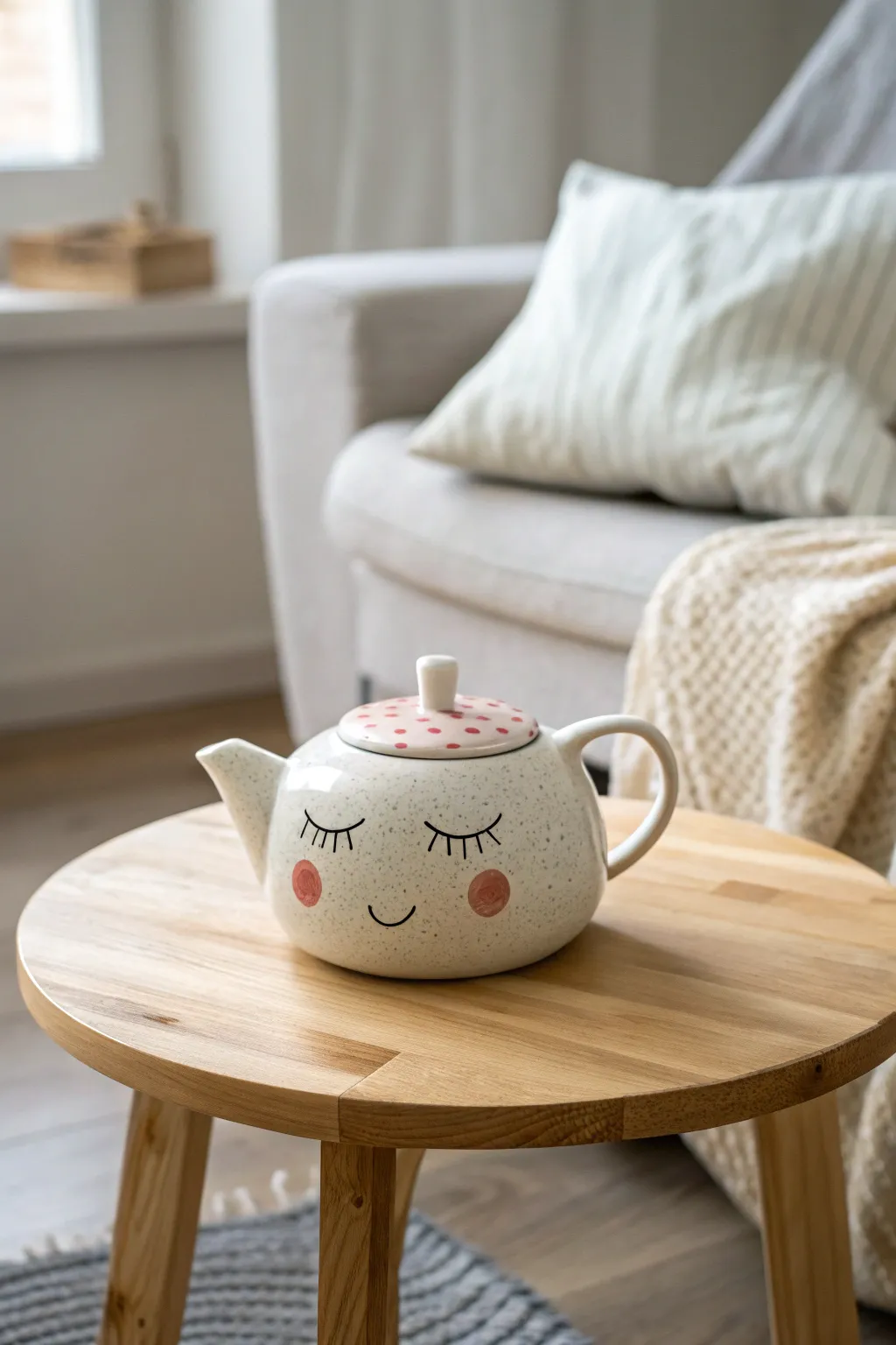 Add a touch of whimsy to your teatime with this adorable giggling teapot!