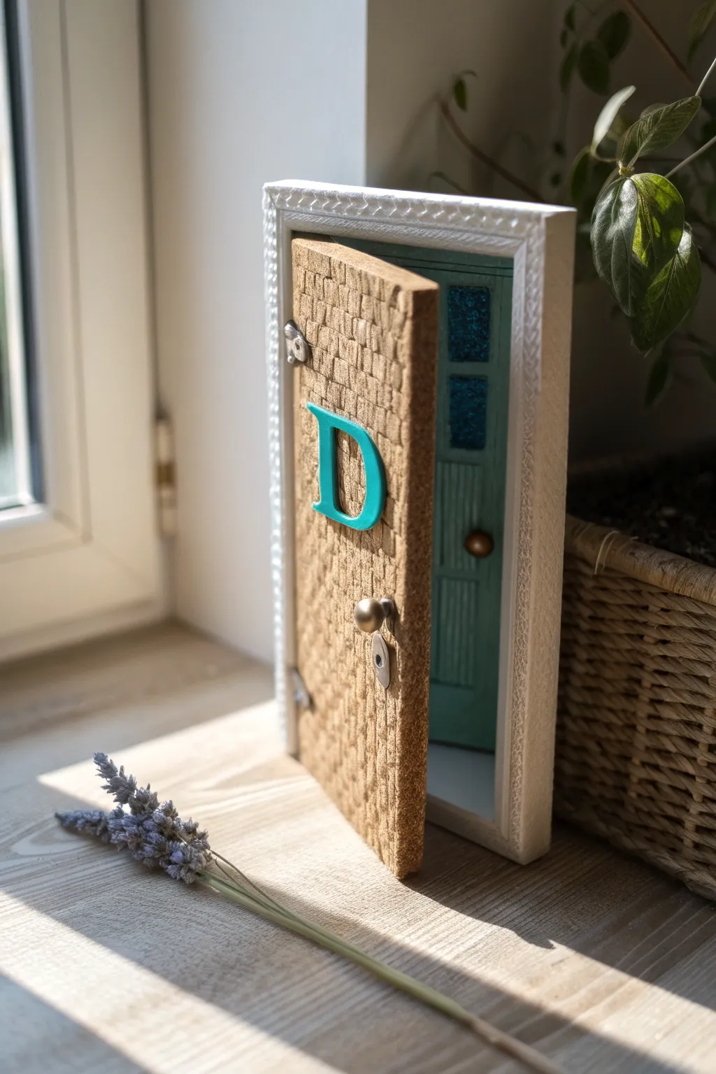 Unlock creativity with this delightful doorway to discovery! 🌿✨ #CraftingJoy #MinimalistMagic