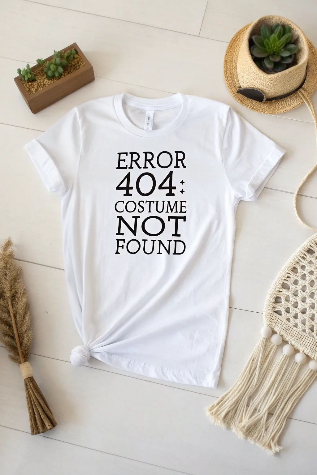 Embrace simplicity this Halloween with a tech twist: Error 404 Costume Not Found.