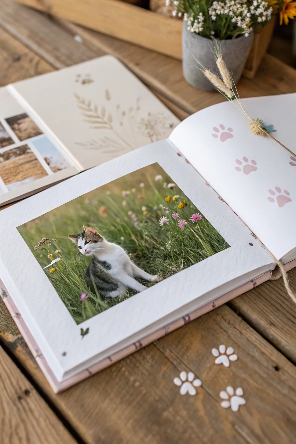 Capture your pet's whimsical world in a beautifully crafted memory book.