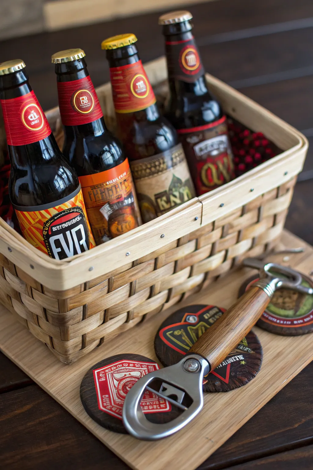 Elevate his beer experience with a handcrafted gift basket—perfect for those who appreciate the art of brewing.