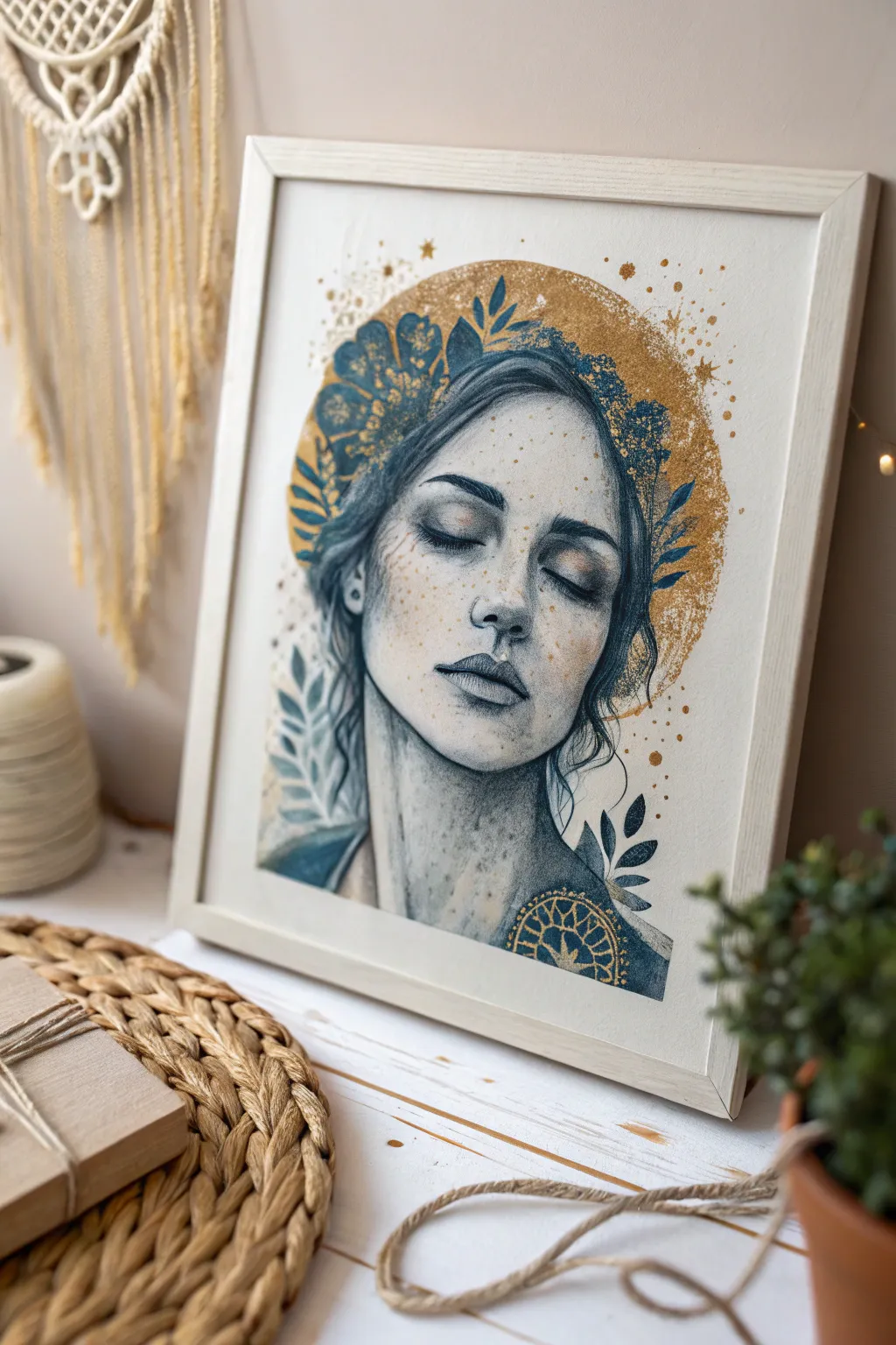 Discover the enchanting allure of layered portraits, where artistry meets depth.