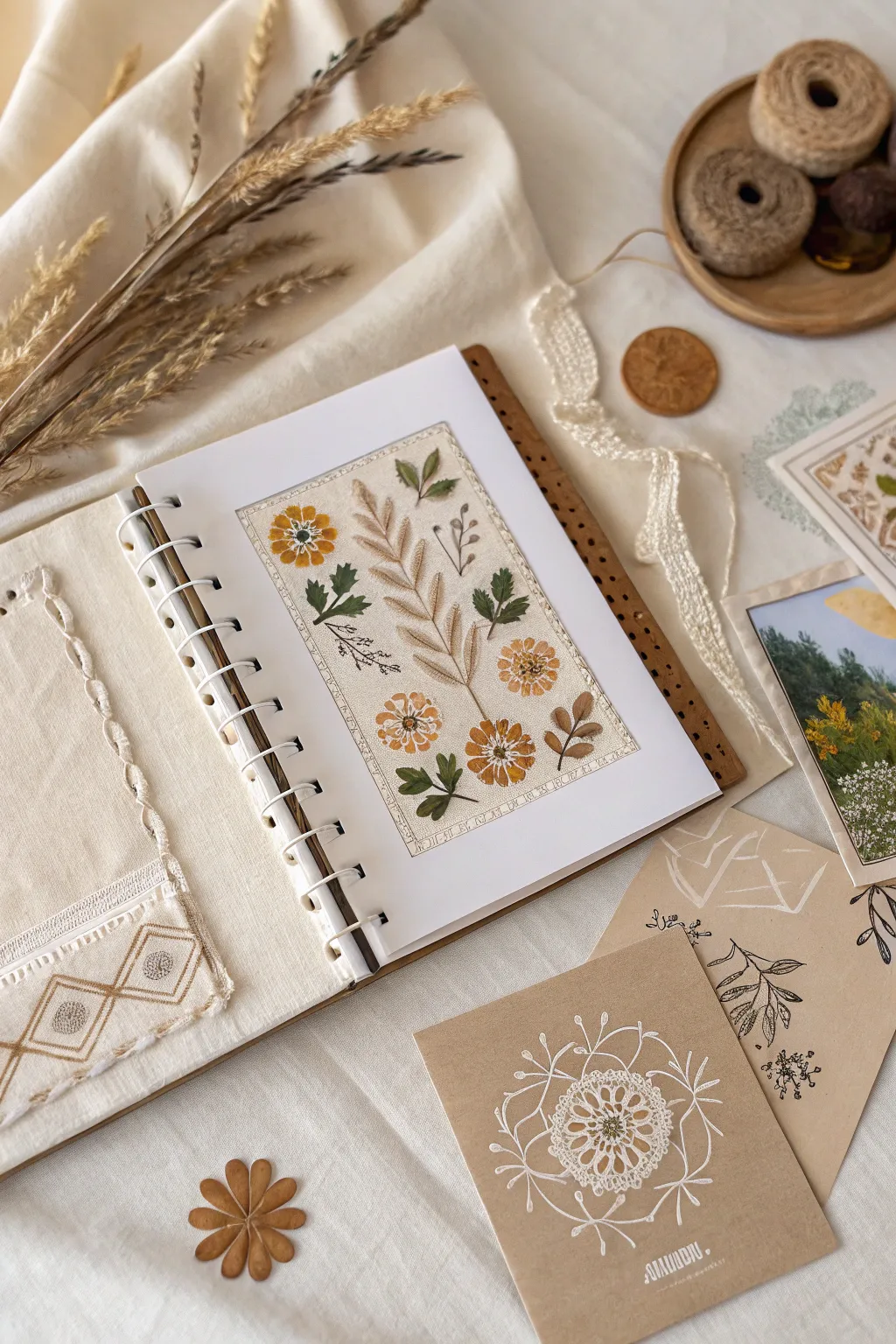 Discover the art of mixed media magic with a Scandinavian twist.