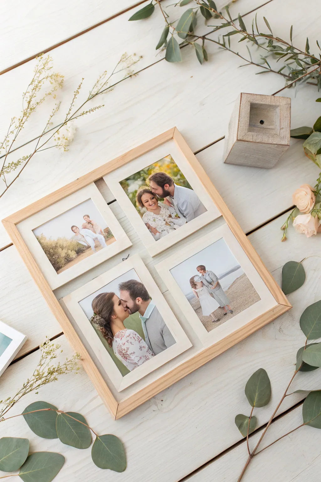 Create a timeless Mother's Day gift with a personalized photo collage that captures cherished memories.