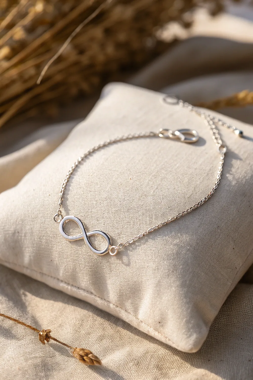 Celebrate endless love with the timeless elegance of an infinity symbol bracelet.
