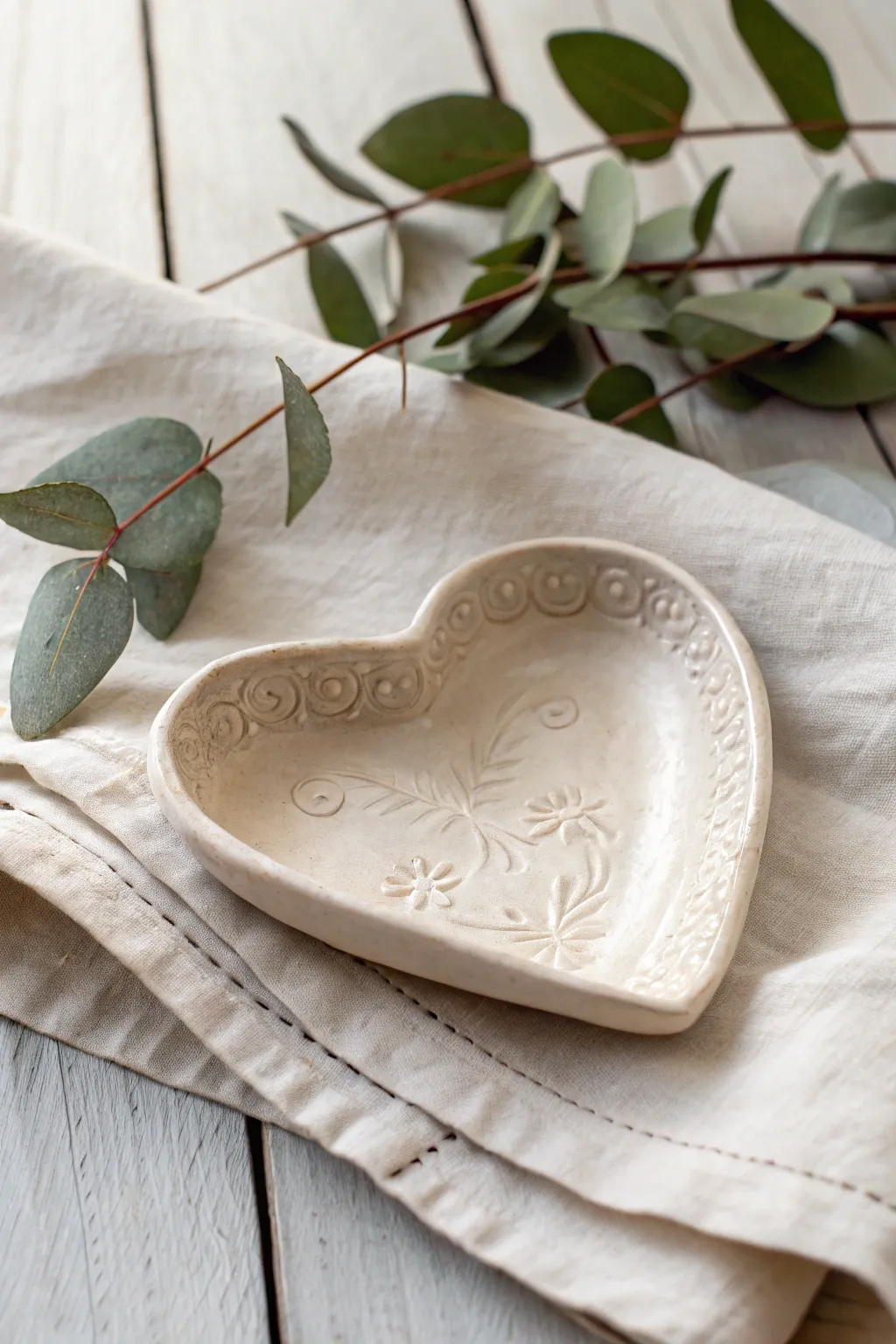 Celebrate Mother's Day with a heartfelt touch—handmade clay jewelry dish, perfect for treasured keepsakes.