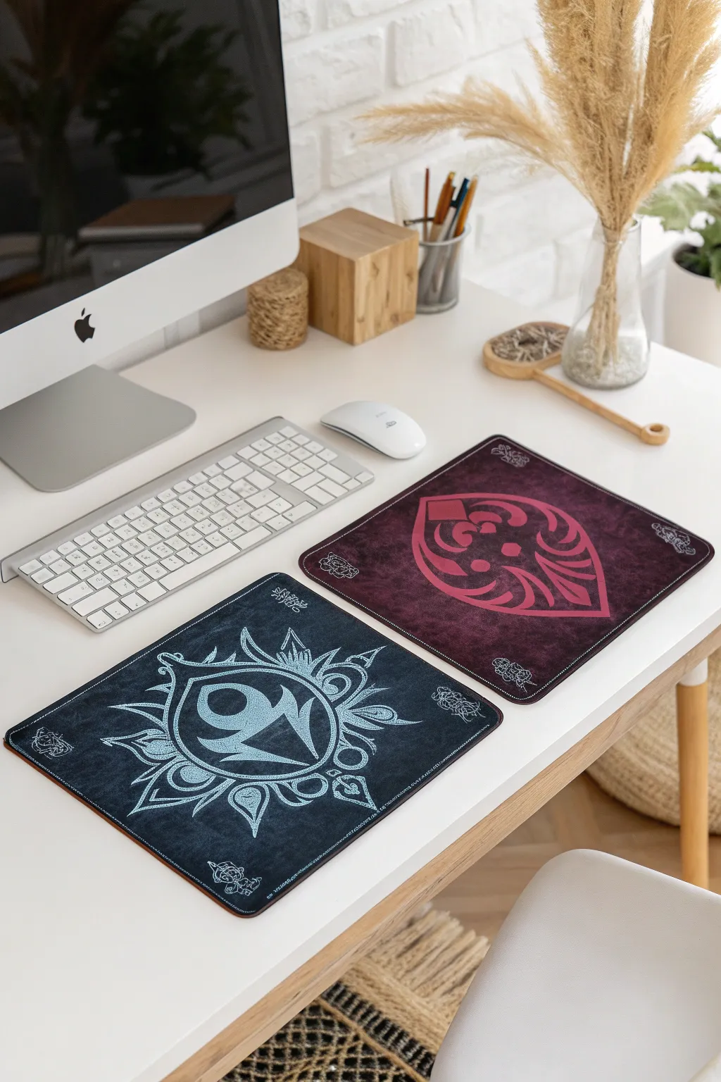 Elevate your gaming setup with a touch of artistry and elegance. #GamingGlory #ScandinavianStyle