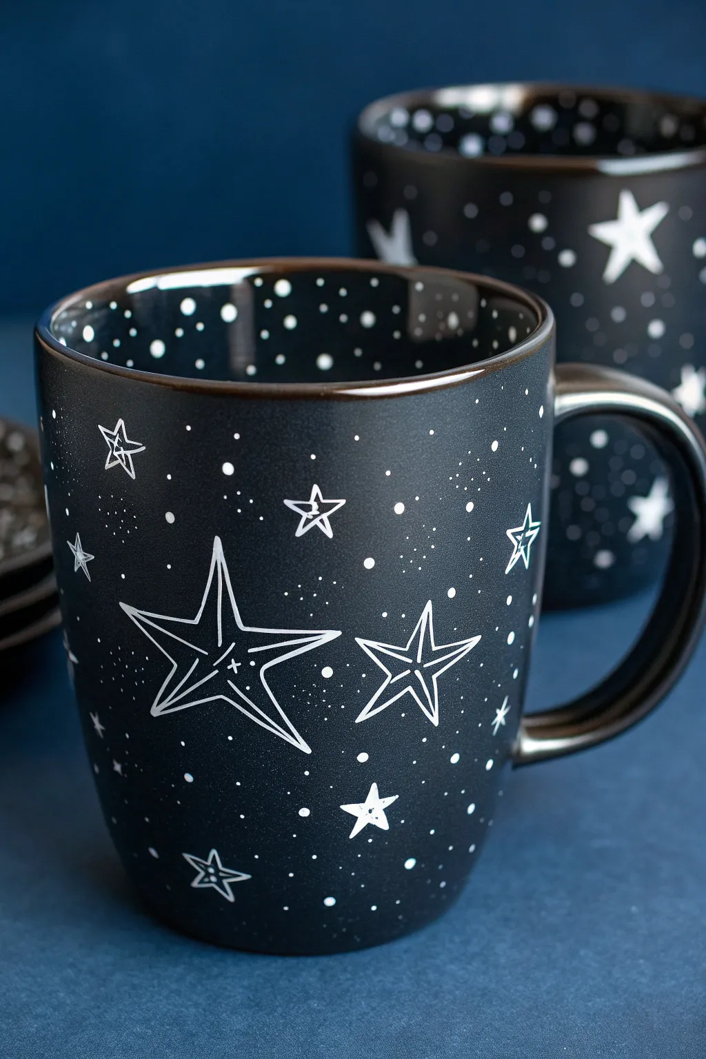 Sip your coffee under a handcrafted starry night.