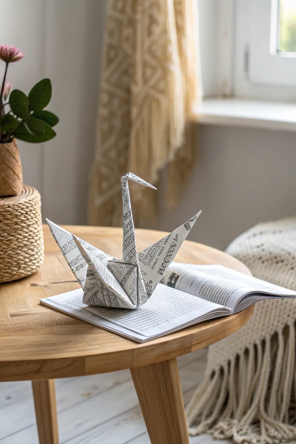 Transform yesterday's news into today's art with stunning newspaper origami.