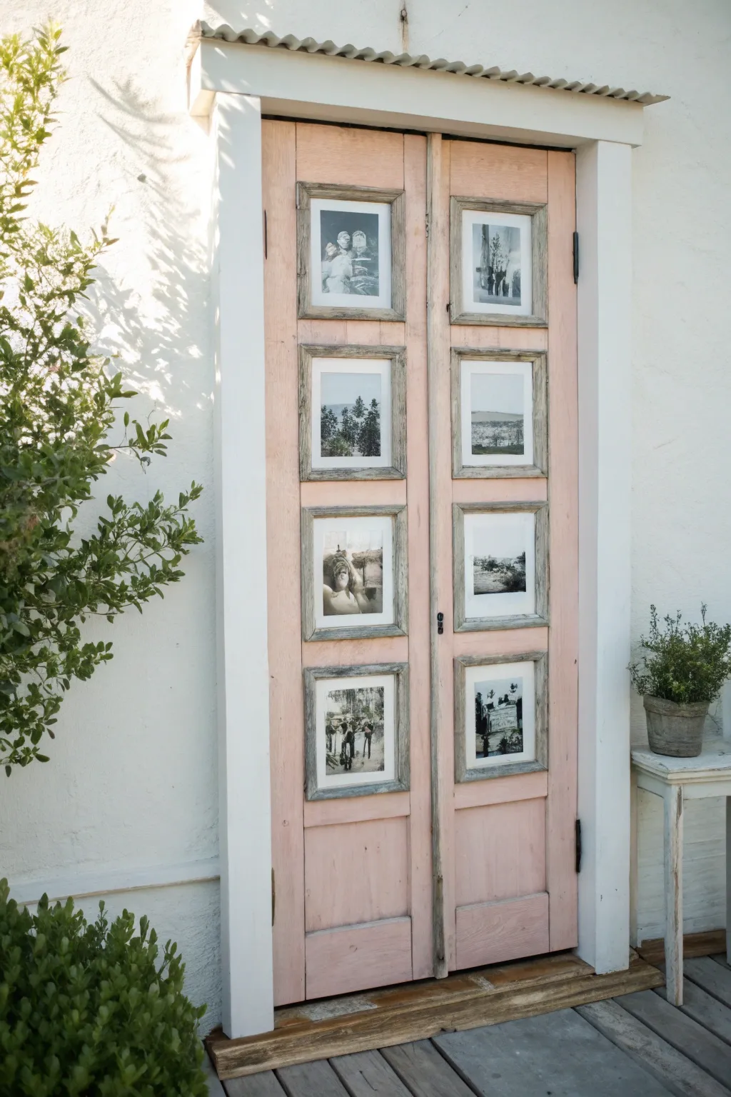 Transform memories into art with a vintage door grid frame - where old-world charm meets modern simplicity.