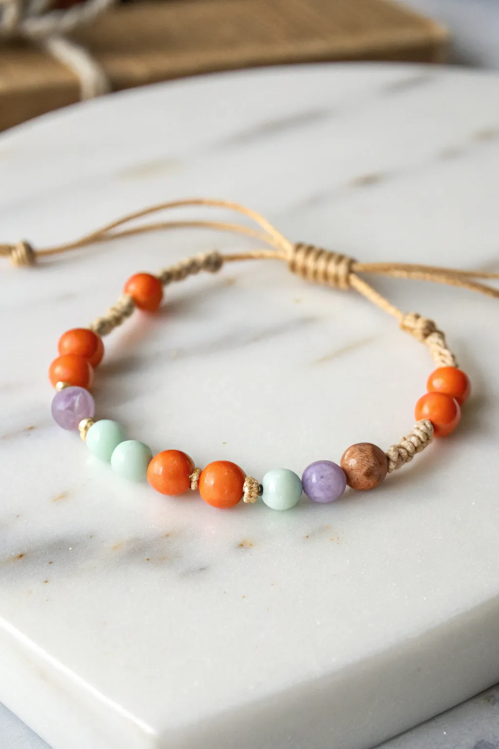 Embrace the charm of spring with a playful pastel mix of orange, mint, and lilac!