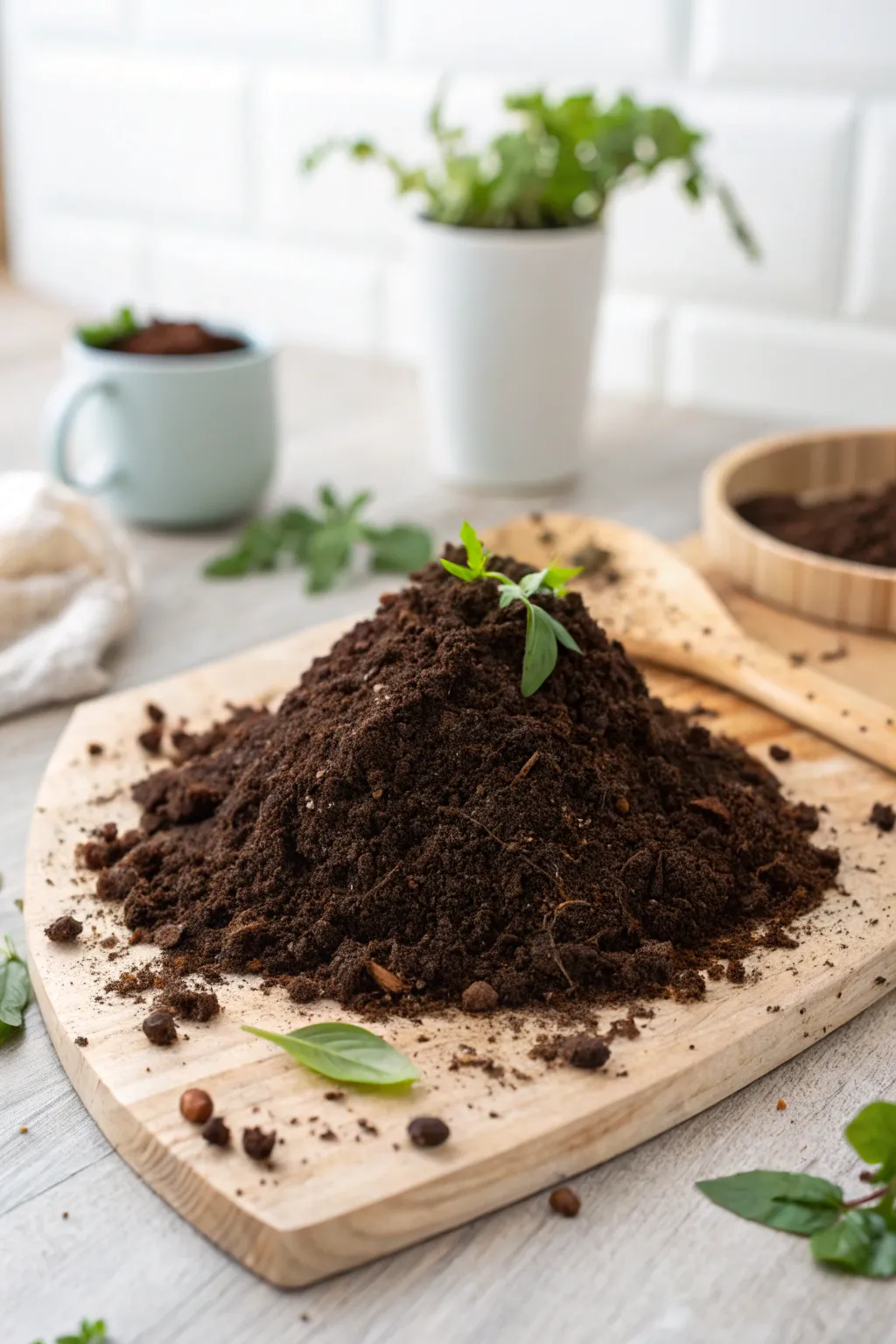 Nourish your garden with nature's own magic! 🌿✨ #OrganicMulch #ScandinavianSimplicity #GardenGlow