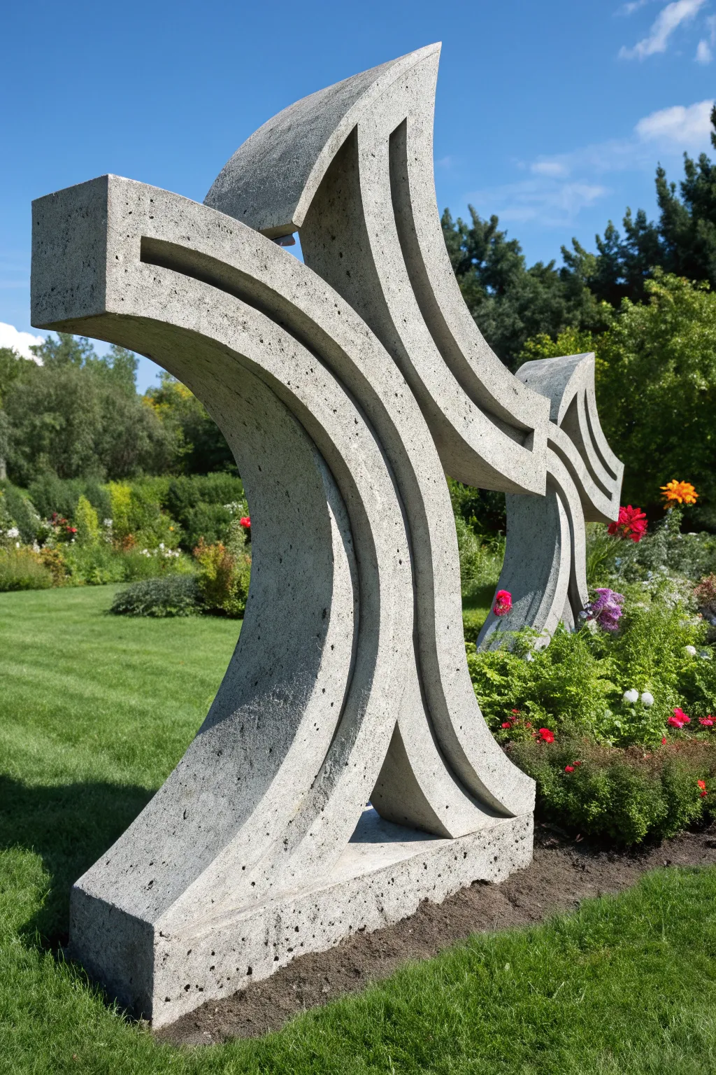 Transform your garden into an art gallery with bold, handcrafted concrete sculptures.