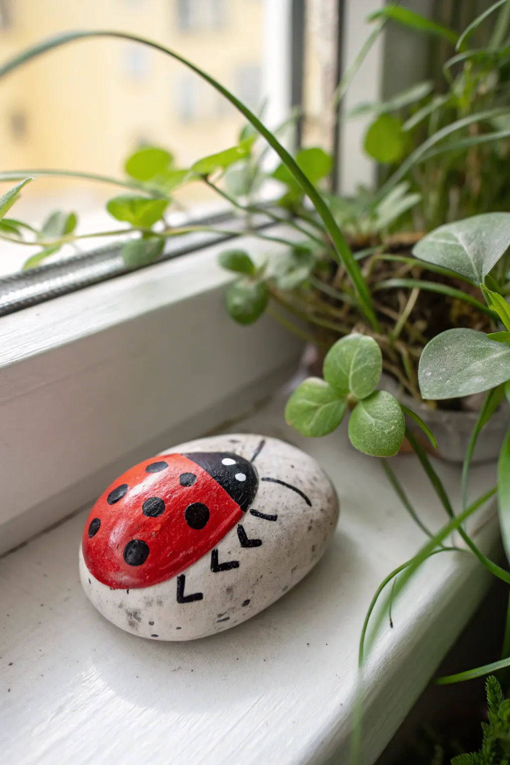 A charming ladybug parade brightening up your space with a touch of nature and artistry.