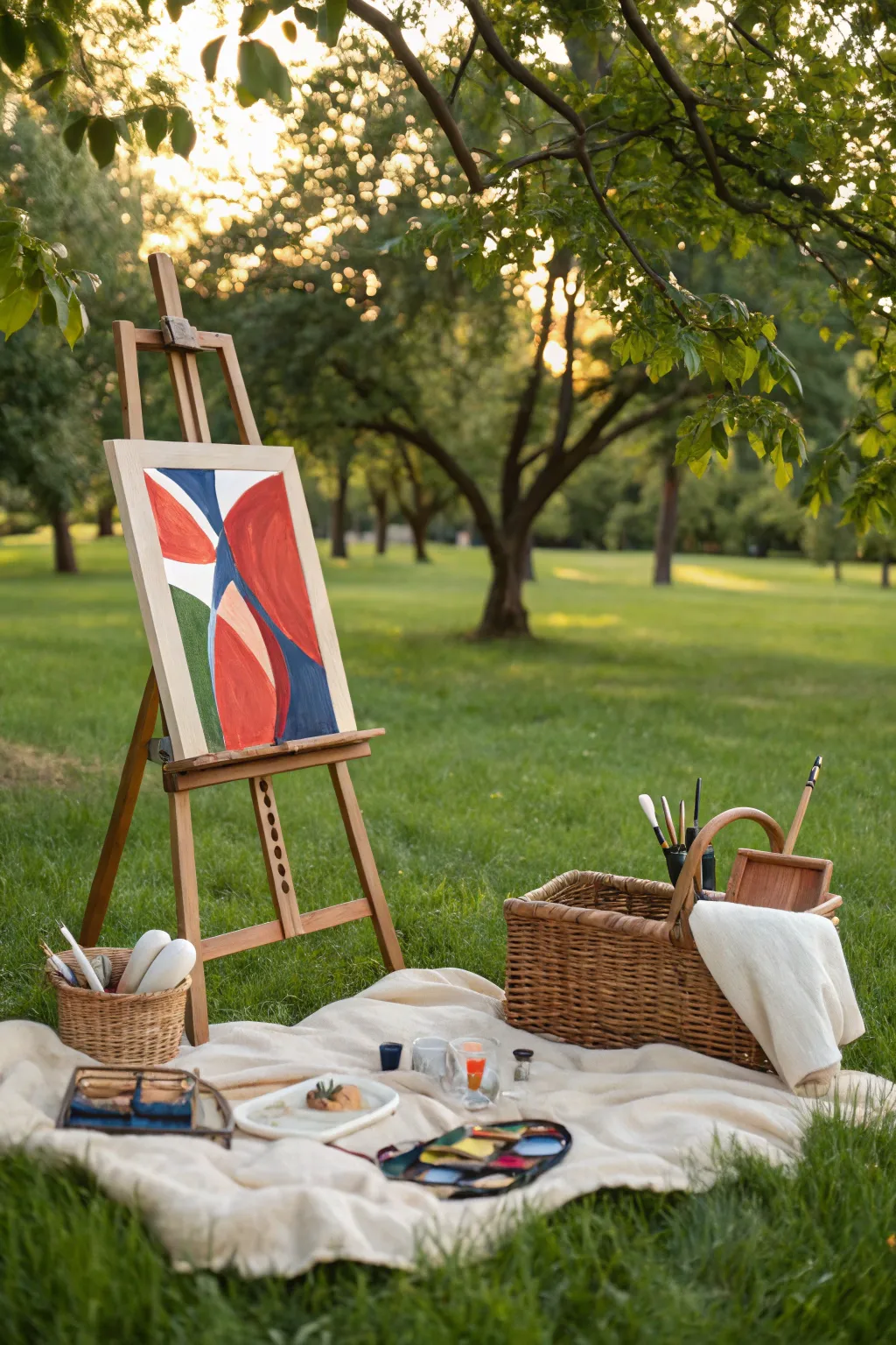Unleash your creativity with an inspiring outdoor art picnic—where nature becomes your muse.