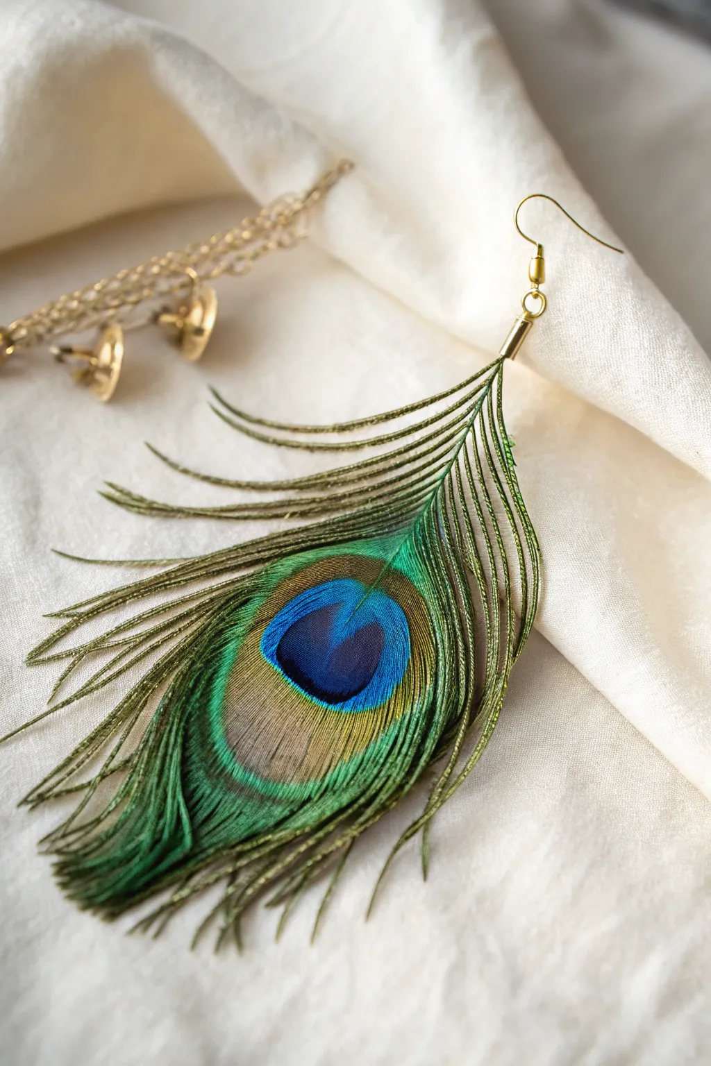 Embrace the elegance of nature with handcrafted peacock feather jewelry.
