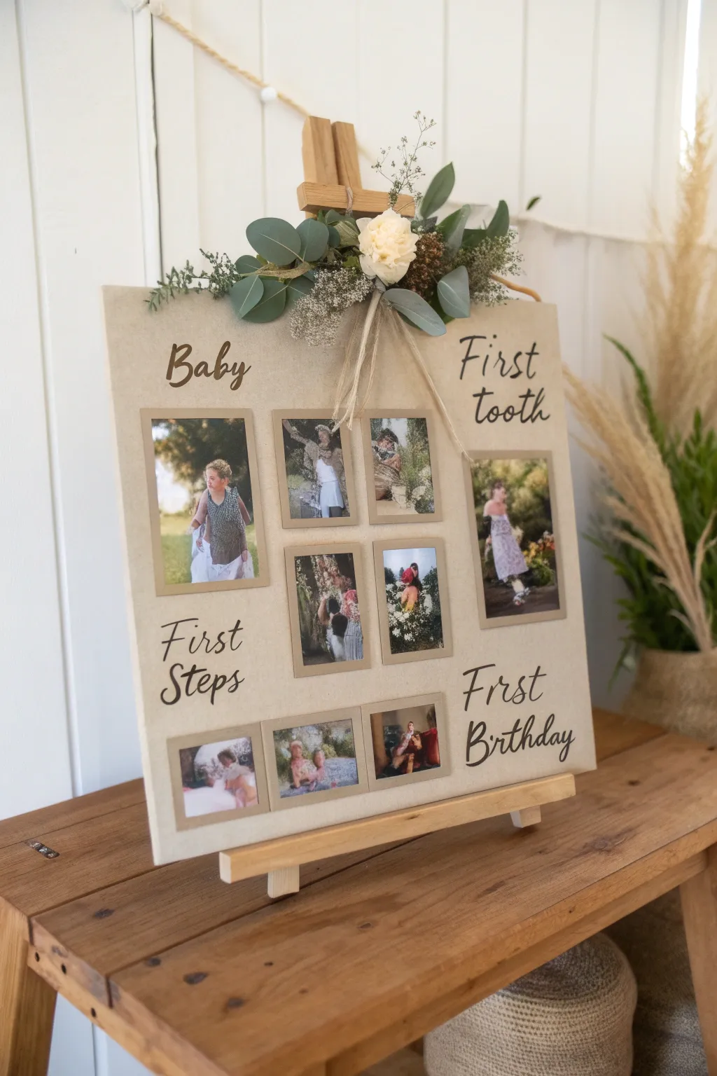 Celebrate life's milestones with a personal touch. Create a custom date collage that beautifully captures each precious memory.