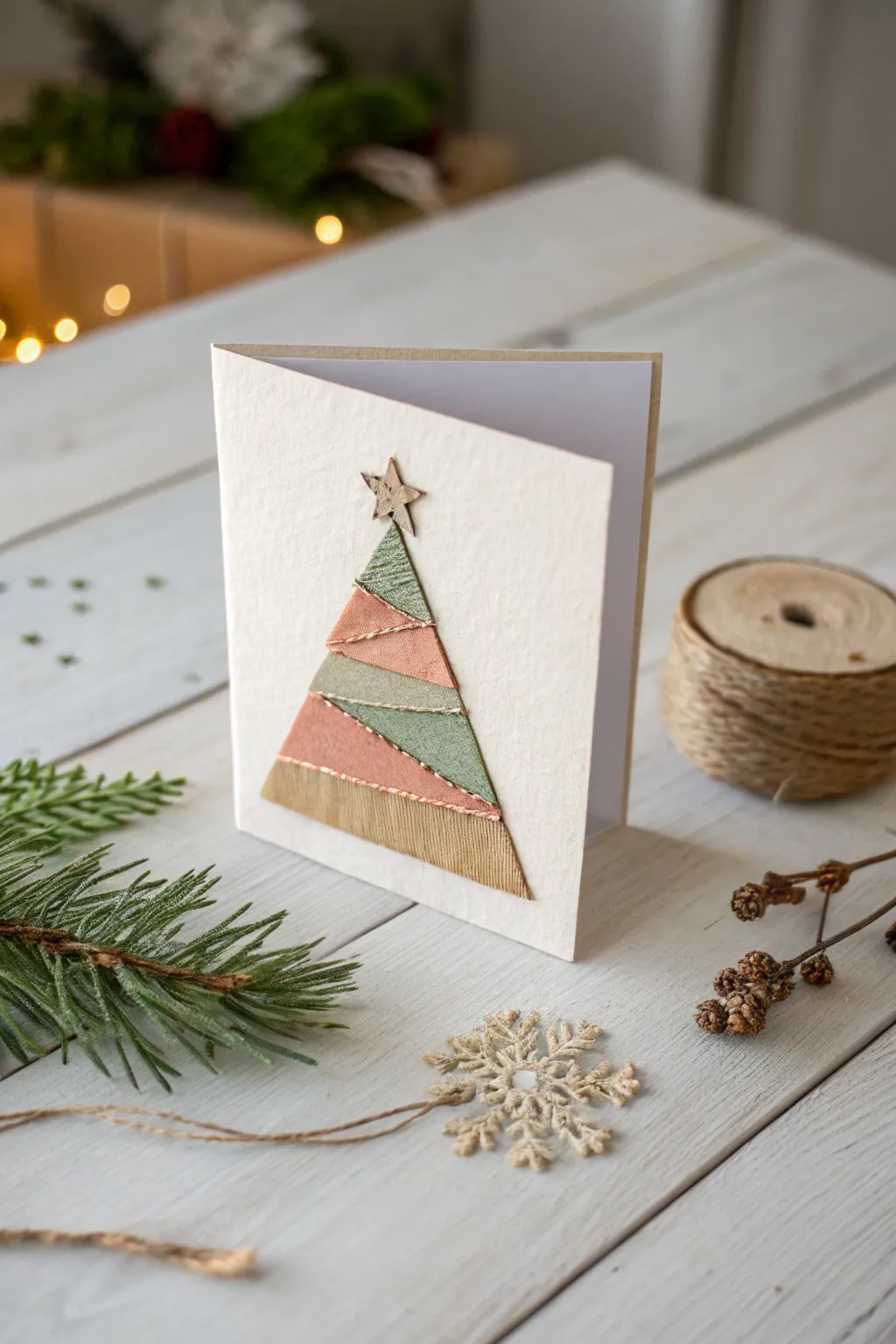 Embrace the art of simplicity with textured layers that tell a story. #CraftedElegance #ScandinavianChristmas