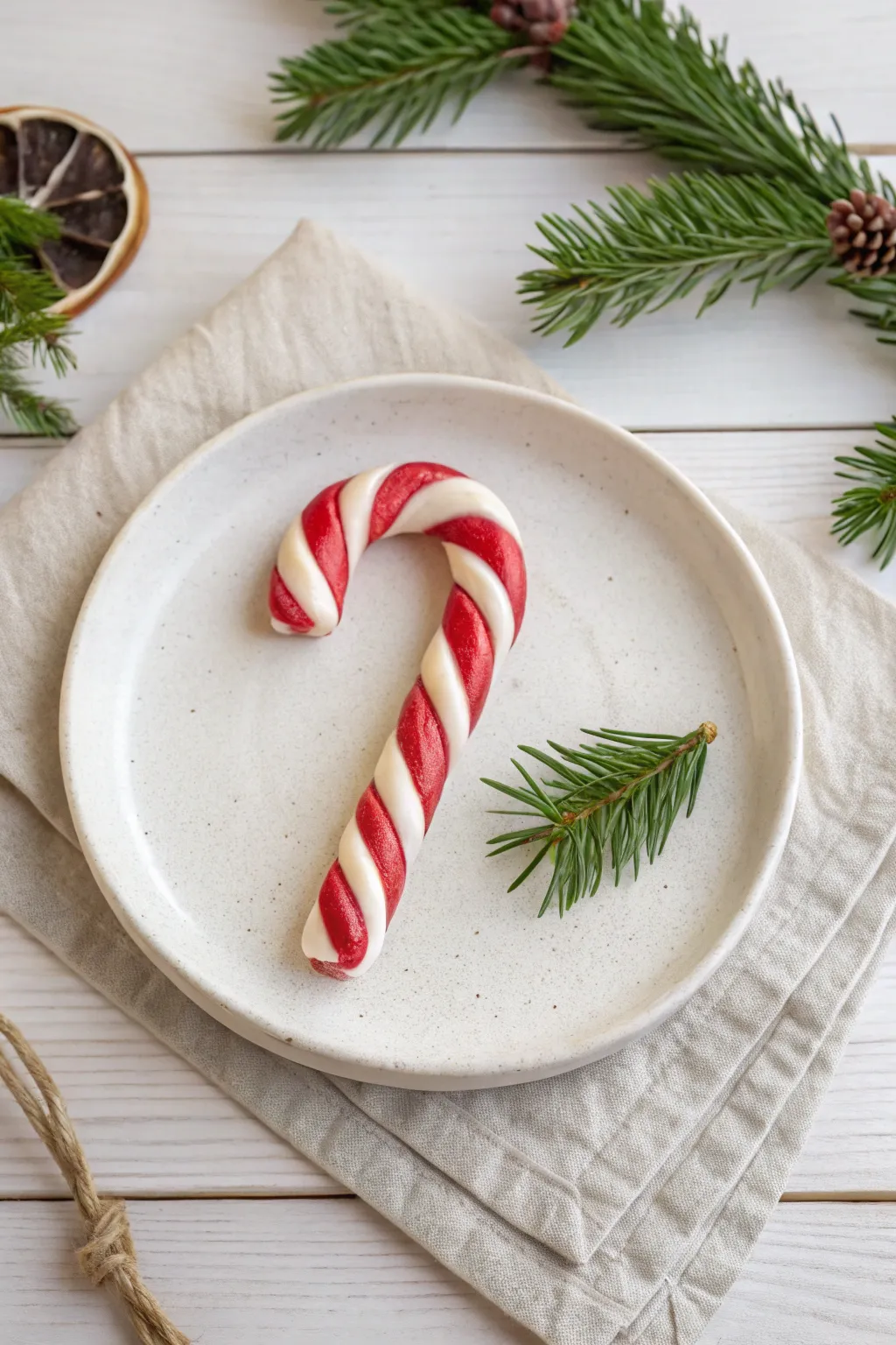 Sweeten your holiday decor with charming polymer clay candy canes.