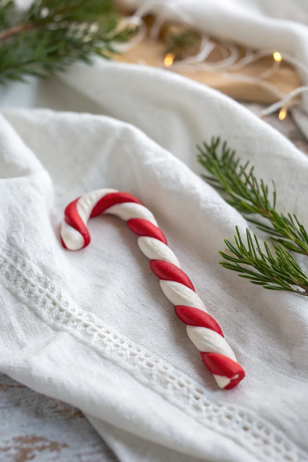 Embrace holiday crafting with charming polymer clay candy canes!