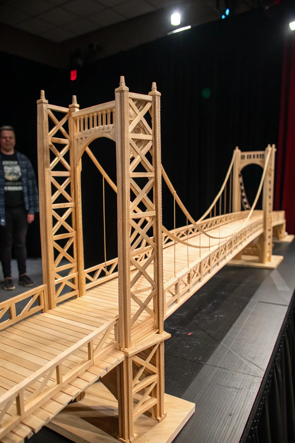 Embrace the beauty of simplicity with this elegant popsicle stick beam bridge, perfect for beginners and enthusiasts alike.