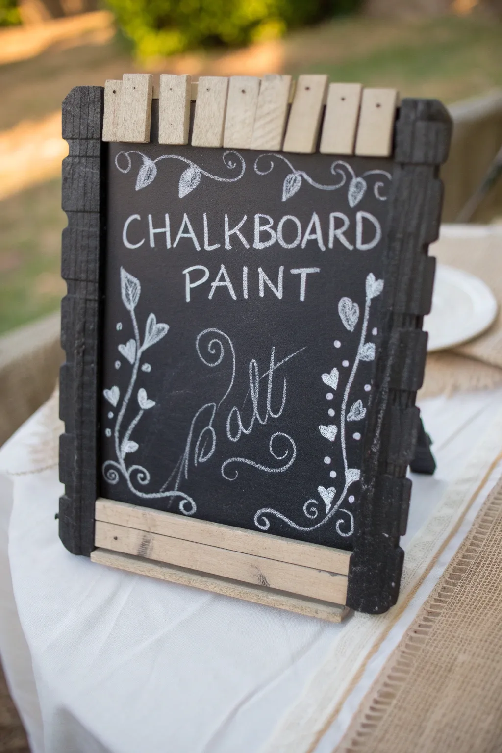 Craft your memories with a chalkboard frame—where simplicity meets creativity. Perfect for your minimalist decor!