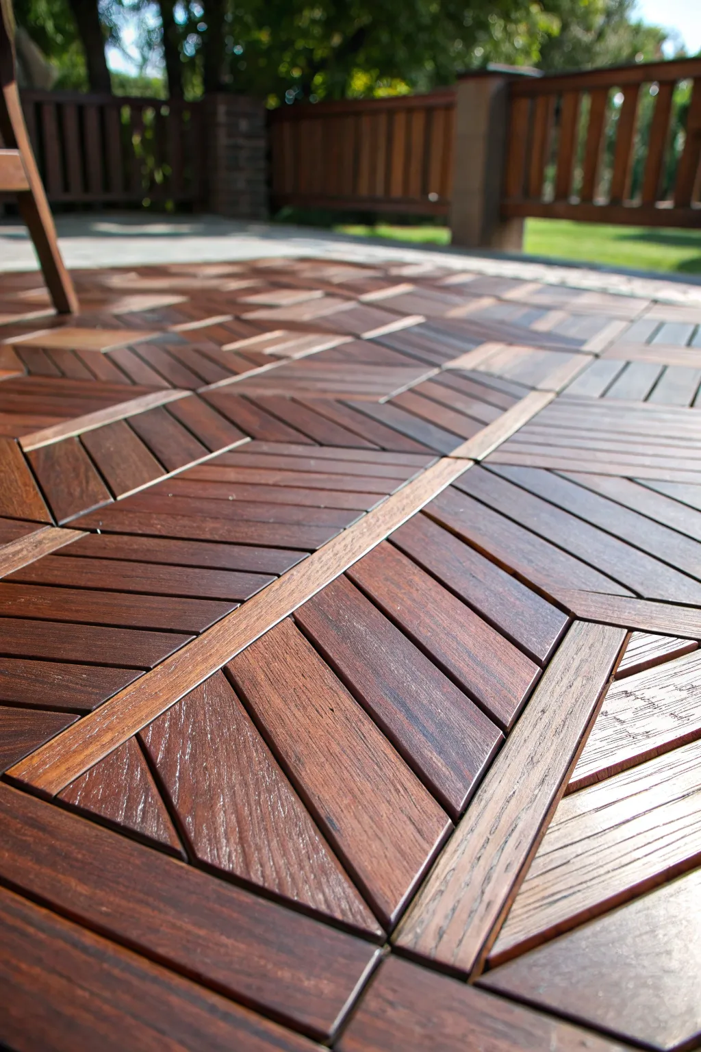 Transform your RV space with these stunning interlocking deck tiles—where craftsmanship meets convenience.