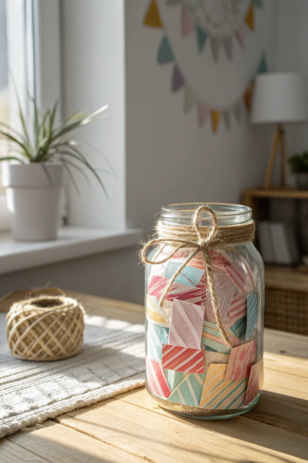 Craft your own positivity jar: a blend of creativity and simplicity to brighten every day.