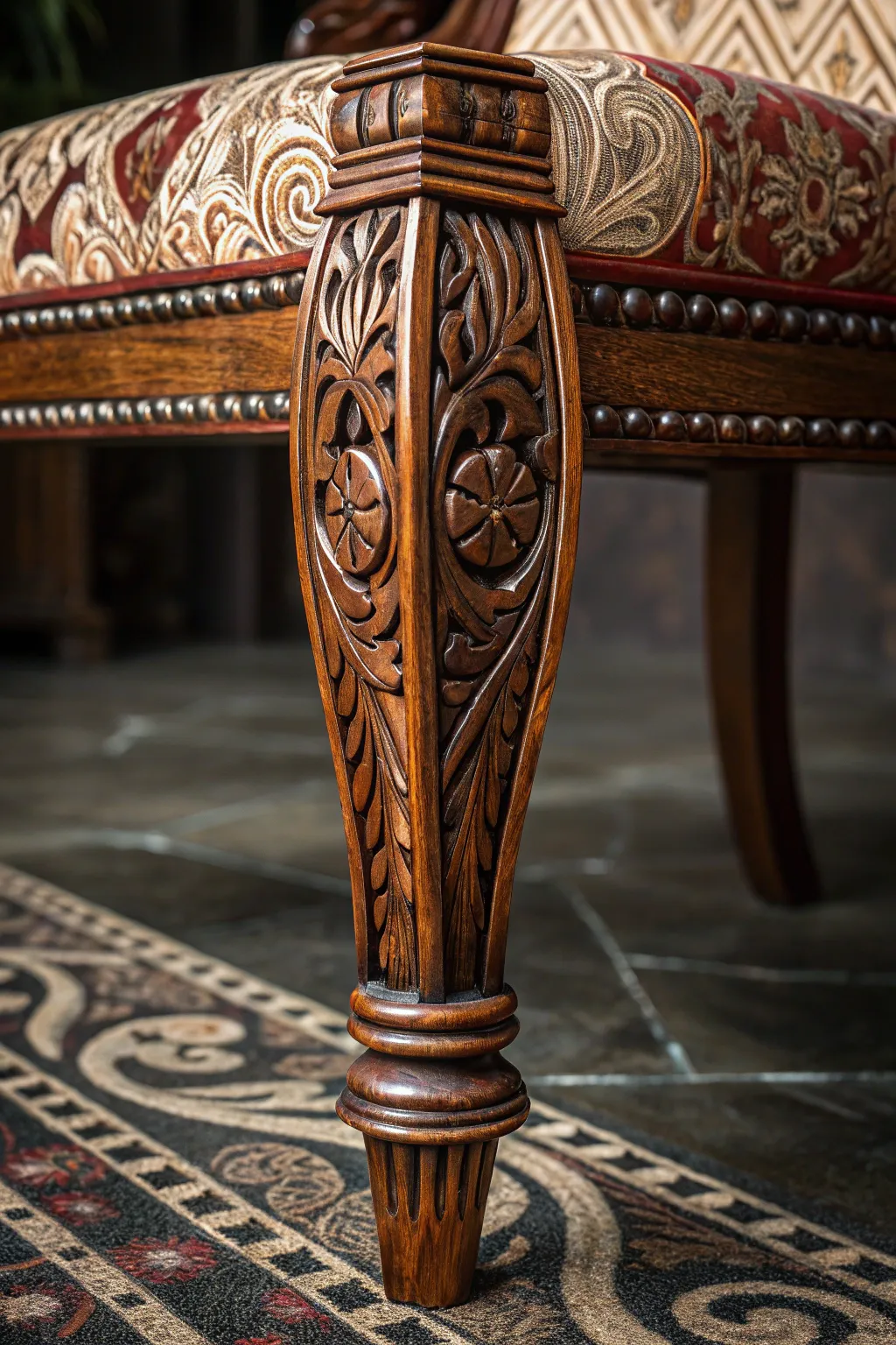 Transform ordinary into extraordinary with custom carved furniture components.