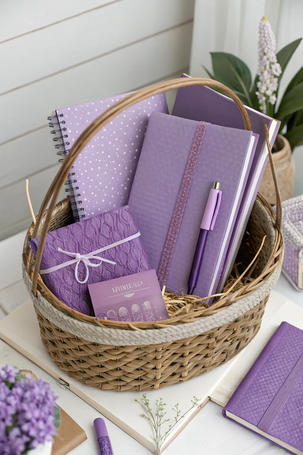 Unleash creativity with a touch of purple elegance.