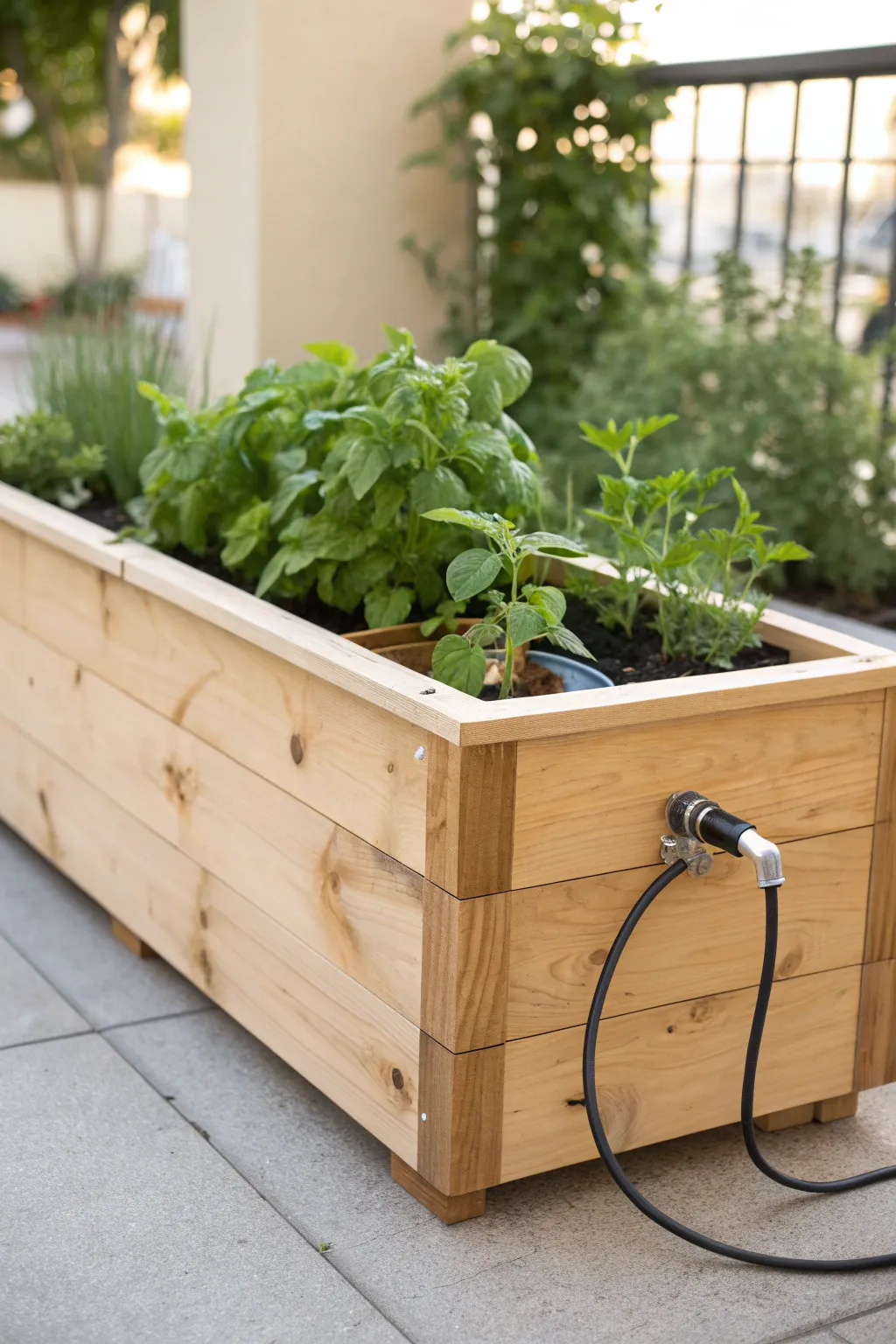 Discover the beauty and efficiency of wicking beds - where Scandinavian design meets sustainable gardening!