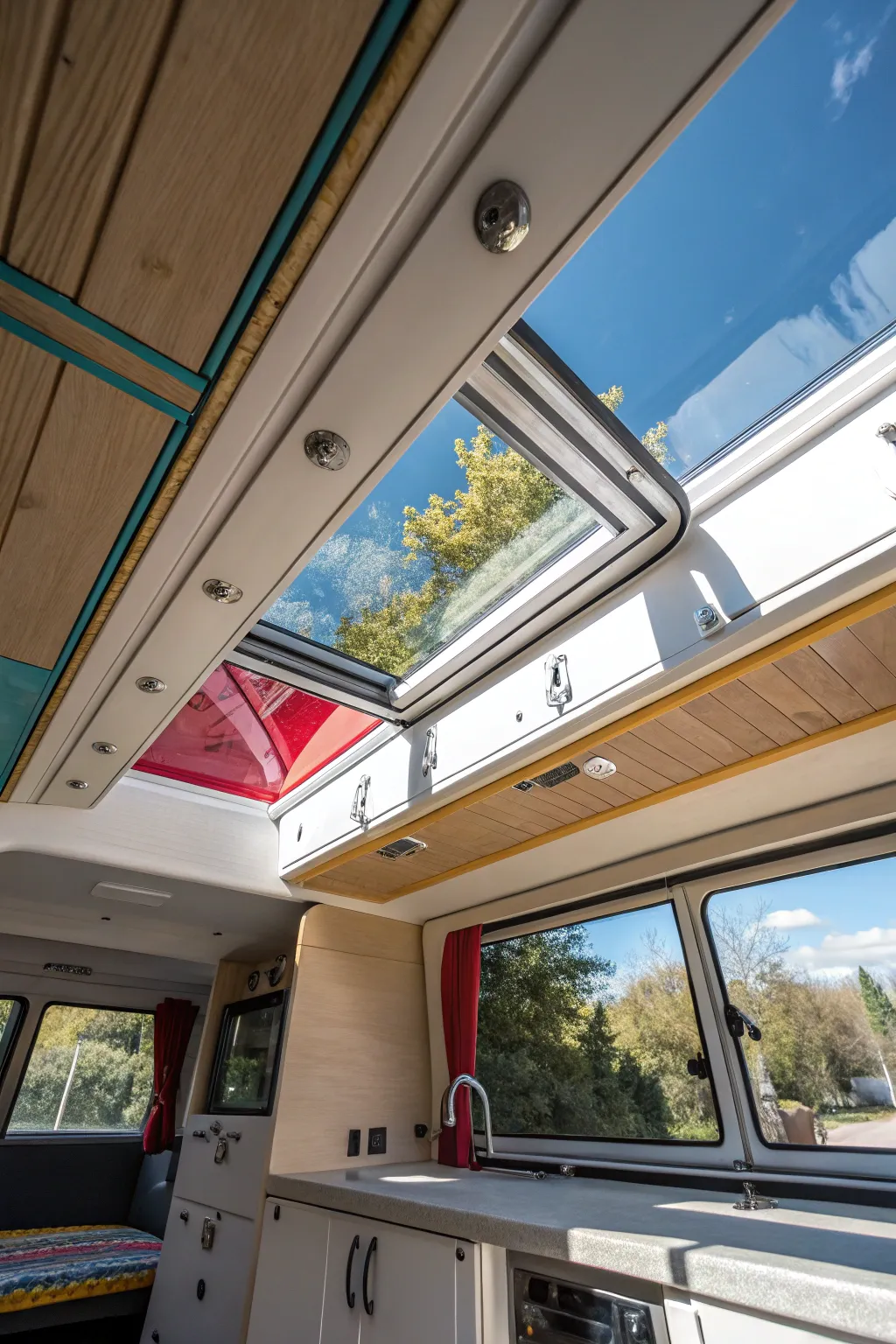 Elevate your space with a skylight: where craftsmanship meets celestial views.