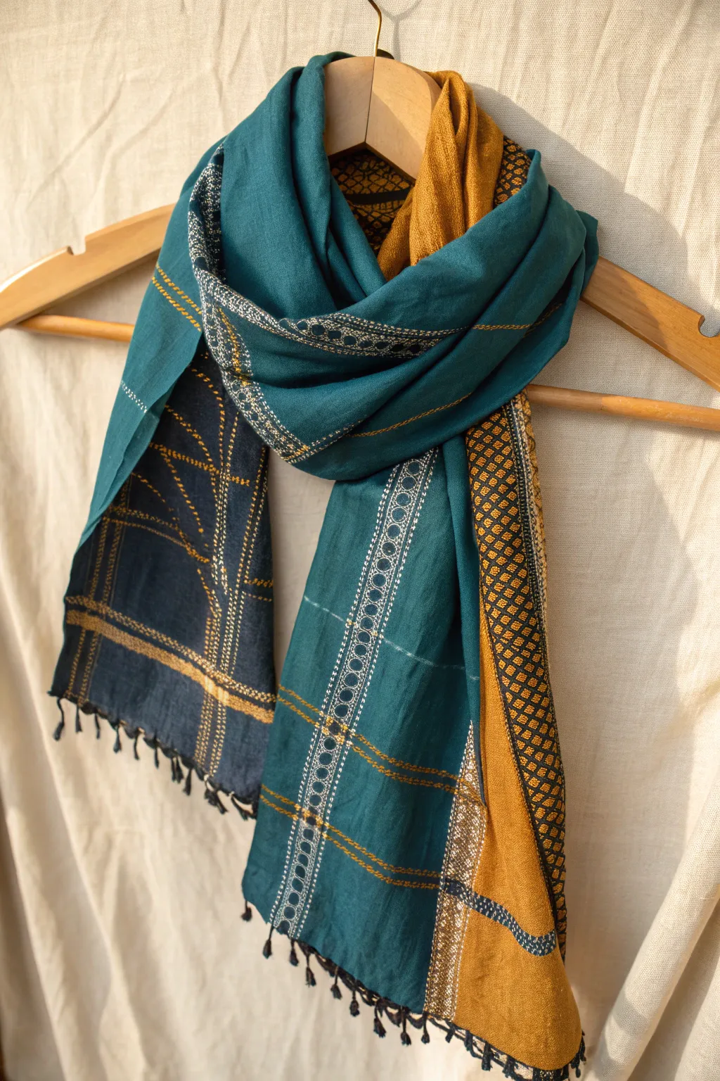 Elevate your style with a scarf that's as unique as you are. Discover the beauty of repurposing.